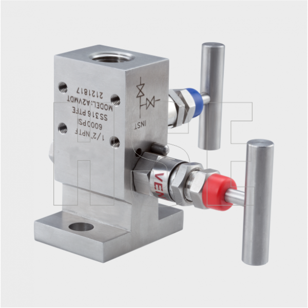 Двухвентильный клапанный блок  HSE A2VM-DT